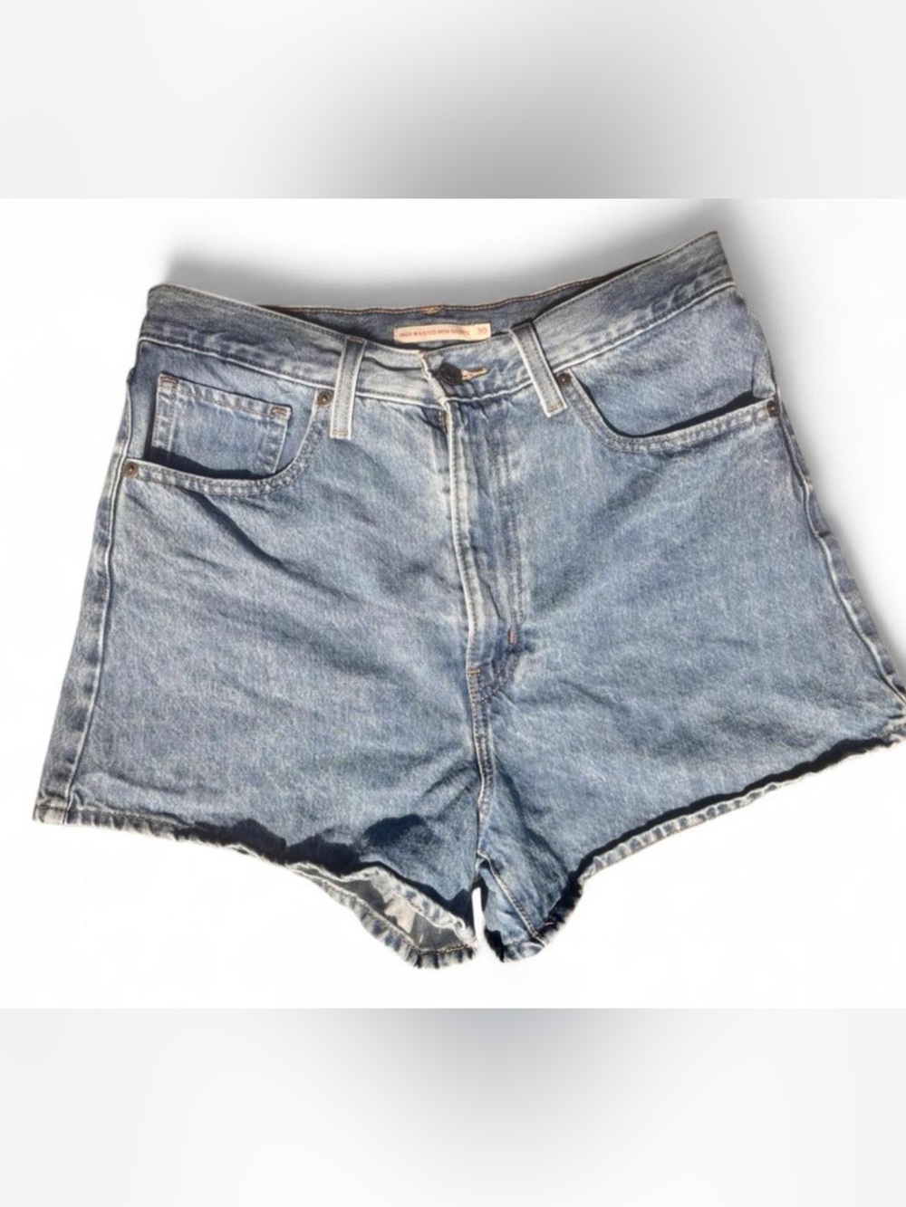 Levi High Waisted Mom Shorts